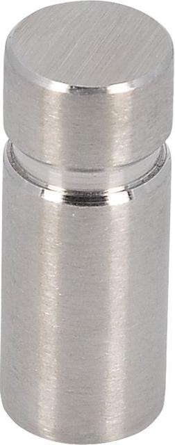 Produktbild Mantelhaken rund Edelstahl gebürstet matt Höhe 25mm