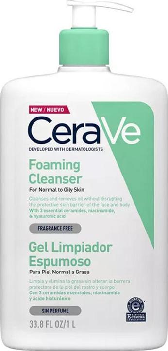 CeraVe Facial Cleanser (Cleansing gel, 1000 ml)