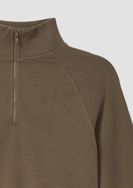 Produktbild s.Oliver Sweatshirt Sweatshirt mit Troyer-Kragen (146, 152)