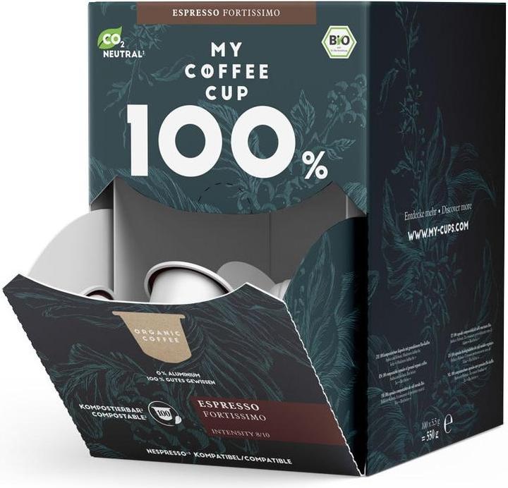 Immagine prodotto My-Cups Caffè in capsule Espresso Fortissimo 100s Megabox (100 x Porta.)
