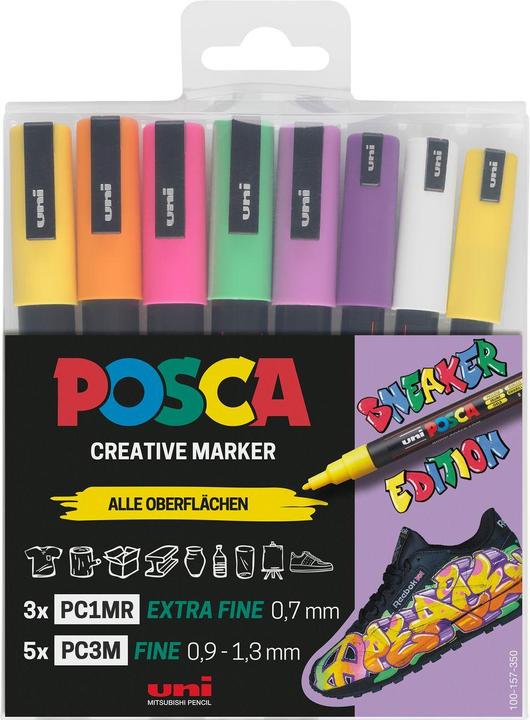 Posca Sneaker Acrylstift (8 x)