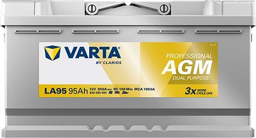 Actual product image Varta Professional Dual Purpose AGM (12 V, 95 Ah, 850 A)