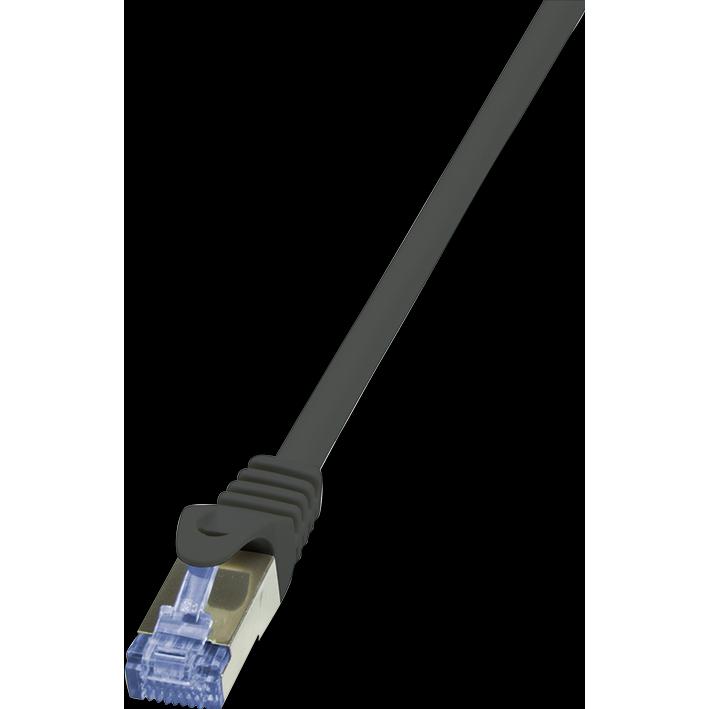 LogiLink Netzwerkkabel (S/FTP, CAT7, 0.25 m), Netzwerkkabel
