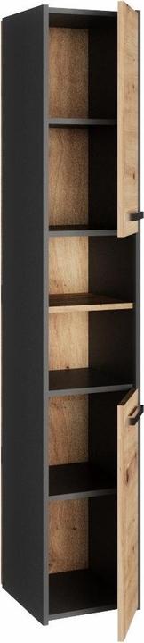 Actual product image Topeshop S30 ANTRACYT/ARTISAN (30 x 30 x 170 cm)