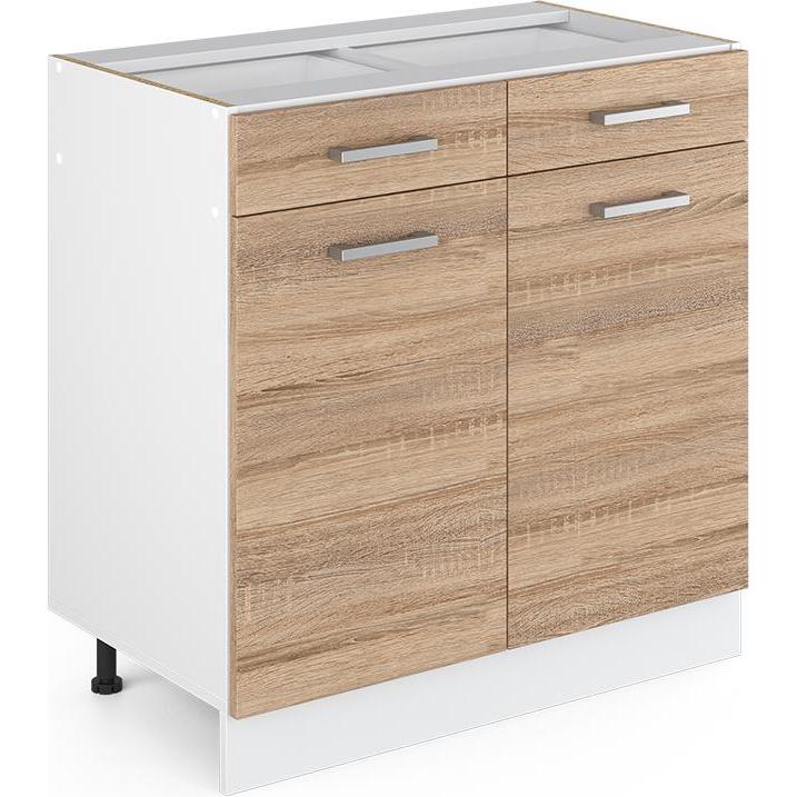 Vicco, Regal, Küchenschrank mit Schublade R-Line (80 x 46 x 81.5 cm)