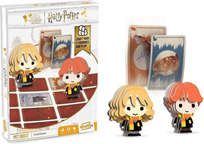 Produktbild ASS Altenburg 22584069 - Harry Potter Pet Quest, Kartenspiel, für 2 Spieler, ab 5 Jahren (Deutsch, Spanisch, Französisch, Norwegisch, Polnisch, Niederländisch, Finnisch, Ungarisch, Dänisch, Schwedisch, Italienisch, Englisch)
