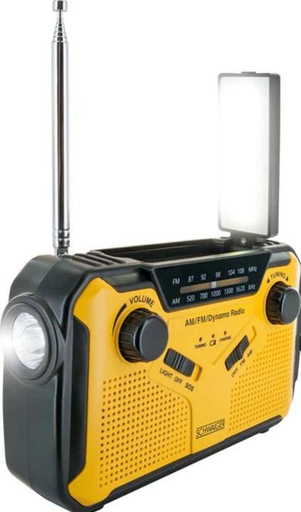 Produktbild Schwaiger Solar-Kurbelradio mit LED Leuchte (AM, FM)