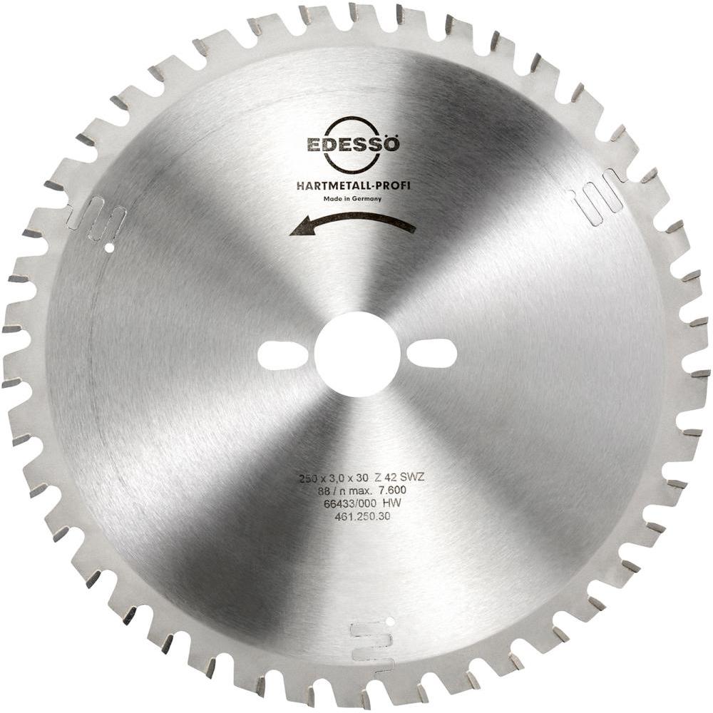 Magni, Sägeblatt, Edessö 46125030 HM-Kreissägeblatt Präzision-Super WZ 2 KNL HW, Z=42 SWZ, 250 x 3,0/2,0 x 30 mm, Silb