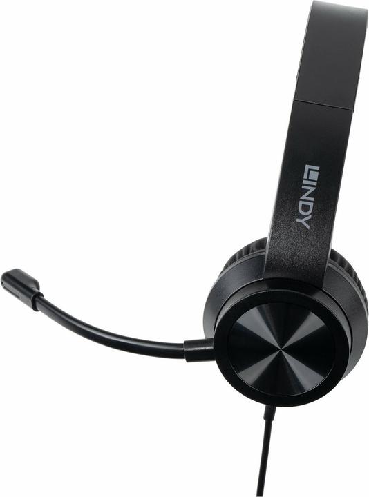 Actual product image Lindy USB-C Office-Headset mit USB A zu C Adapter (20439) (Cable, USB-C)