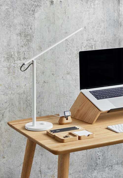 Actual product image Oakywood Classic Desk - Klassischer Schreibtisch aus Massivholz - Eiche / 100x50 - (100 x 50 cm)