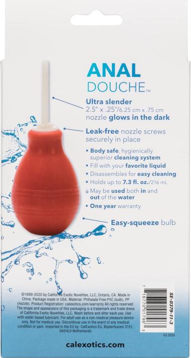 Actual product image CalExotics anal douche