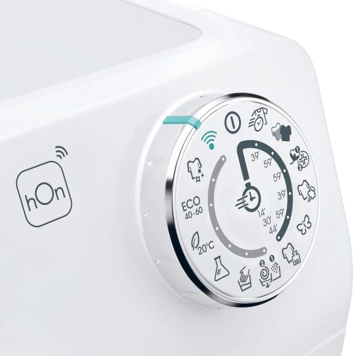 Produktbild Candy RapidO' PRO RP4476BWMUC-S Slimline-Waschmaschine a (7 kg, Links)