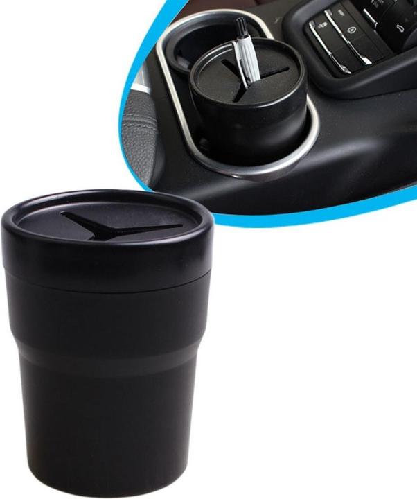 Produktbild König Design Automülleimer PKW KFZ Car Auto Mülleimer Getränkehalterung Abfalleimer