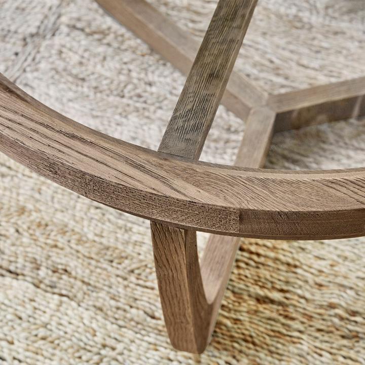 Image du produit Loberon Table basse Gradn Enclos marron/clair (38 x 80 cm)