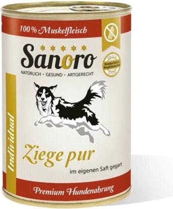 Produktbild Sanoro Ziege pur (Adult, Senior, Welpe + Kitten, 1 Stk., 4800 g)