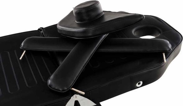 Actual product image Swisshandel24 Split hydraulic cosmetic couch V2, black