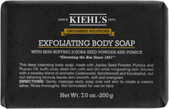 Actual product image Kiehl's Kiehls - Grooming Solutions Bar Soap - Exfoliating Body Soap For Men (200 ml)