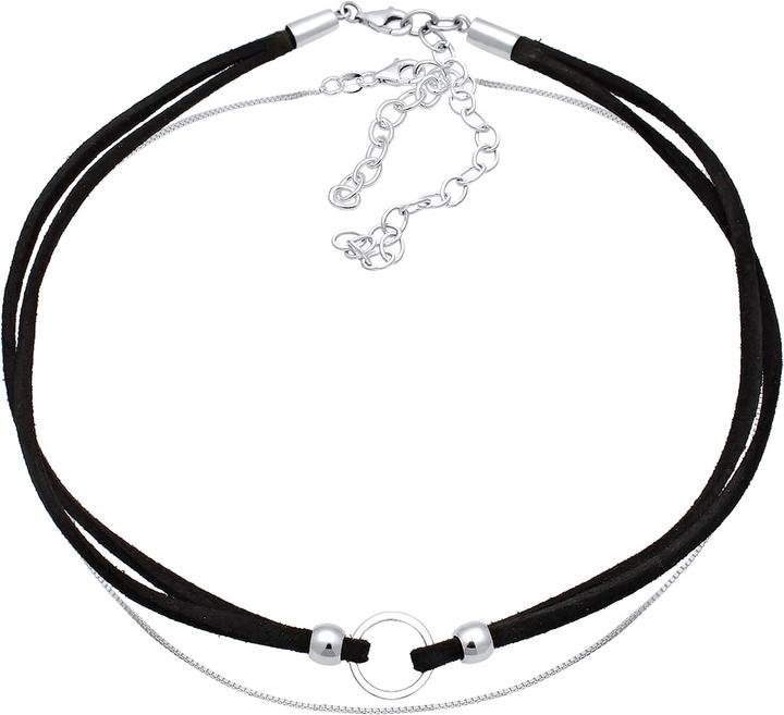 Immagine prodotto Elli Girocollo (Ecopelle, Argento 925, Nessuna pietra, 32 cm)