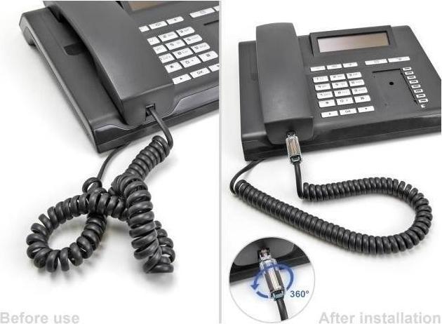 Produktbild Delock Telefonkabel-Verdrehschutz Adapter RJ10 Stecker zu RJ