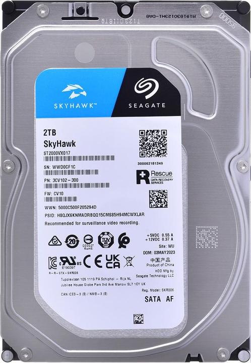 Produktbild Seagate Skyhawk (2 TB, 3.5", CMR)