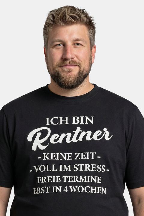 Produktbild Men+ T-Shirt, Halbarm, Brustprint (L)
