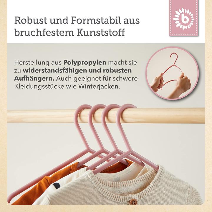 Immagine prodotto Bieco Appendiabiti rosa (8 x)