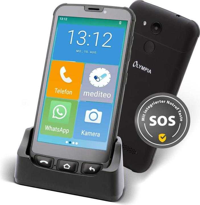 Produktbild Olympia Smartphone NEO Mini+ schwarz (32 GB, Schwarz, 5", Dual SIM, 4G)