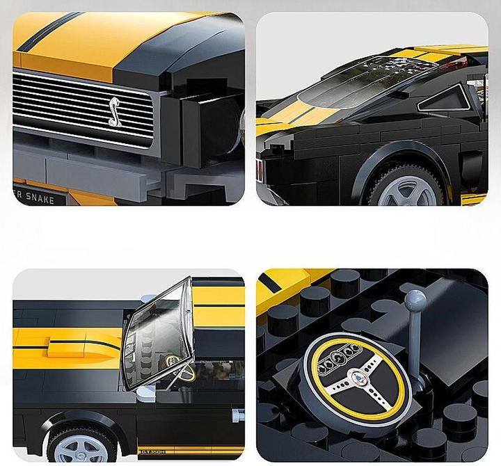 Image du produit Schwarz Kitchen CaDA Shelby GT350 H 1:20 schwarz 2,4GHz Bricks