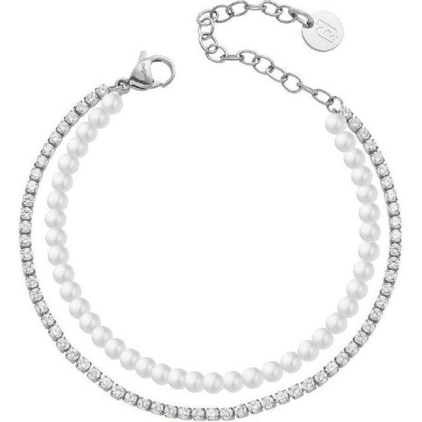 Liu Jo, Bracciale, - Double bracelet with synthetic pearls LJ3025