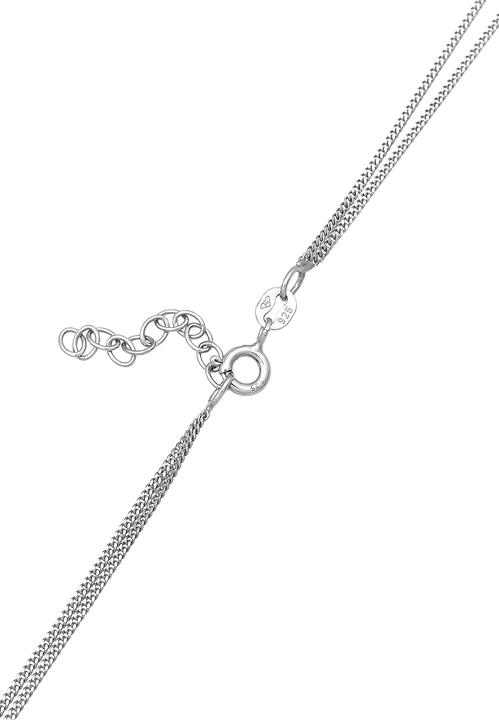 Produktbild Elli Halskette Layer Stern Astro Kristalle 925 Silber (Glaskristall, 925er Sterling Silber, 40 cm)