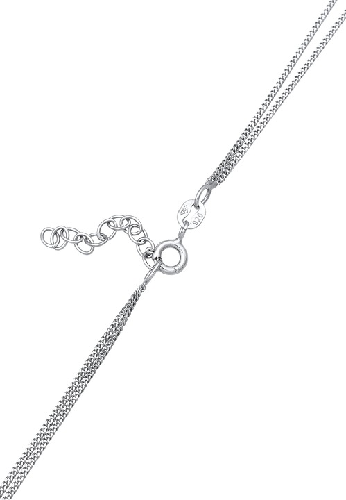 Immagine prodotto Elli Collana a strati Stella Astro Cristalli Argento 925 (Cristallo di vetro, Argento 925, 40 cm)