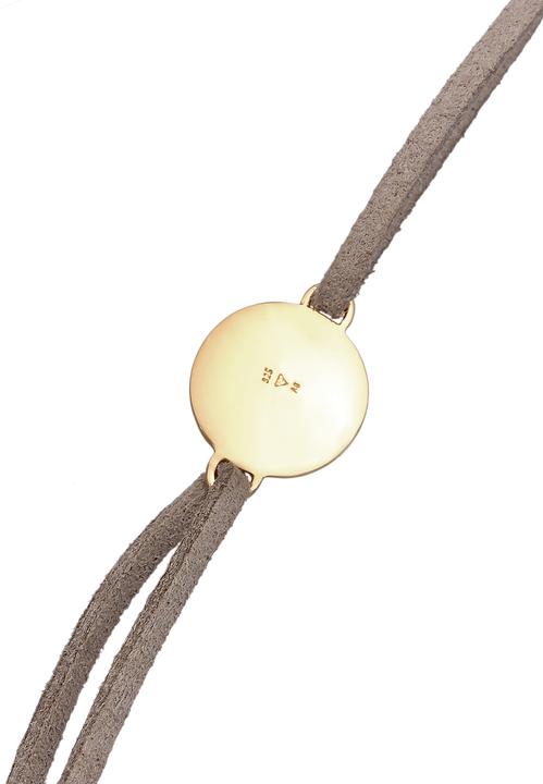 Image du produit Elli Choker, plaquette, chaîne textile (Similicuir, Argent sterling 925, Pas de pierre, 36 cm)