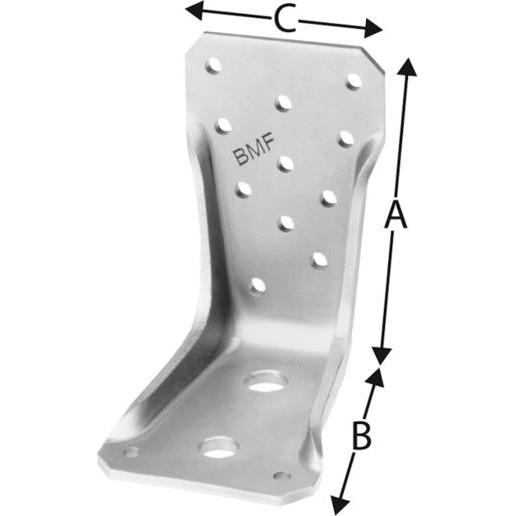 Simpson Sst, Baubeschläge + Holzverbinder, Winkelverbinder (Winkelverbinder, 1 Stk.)