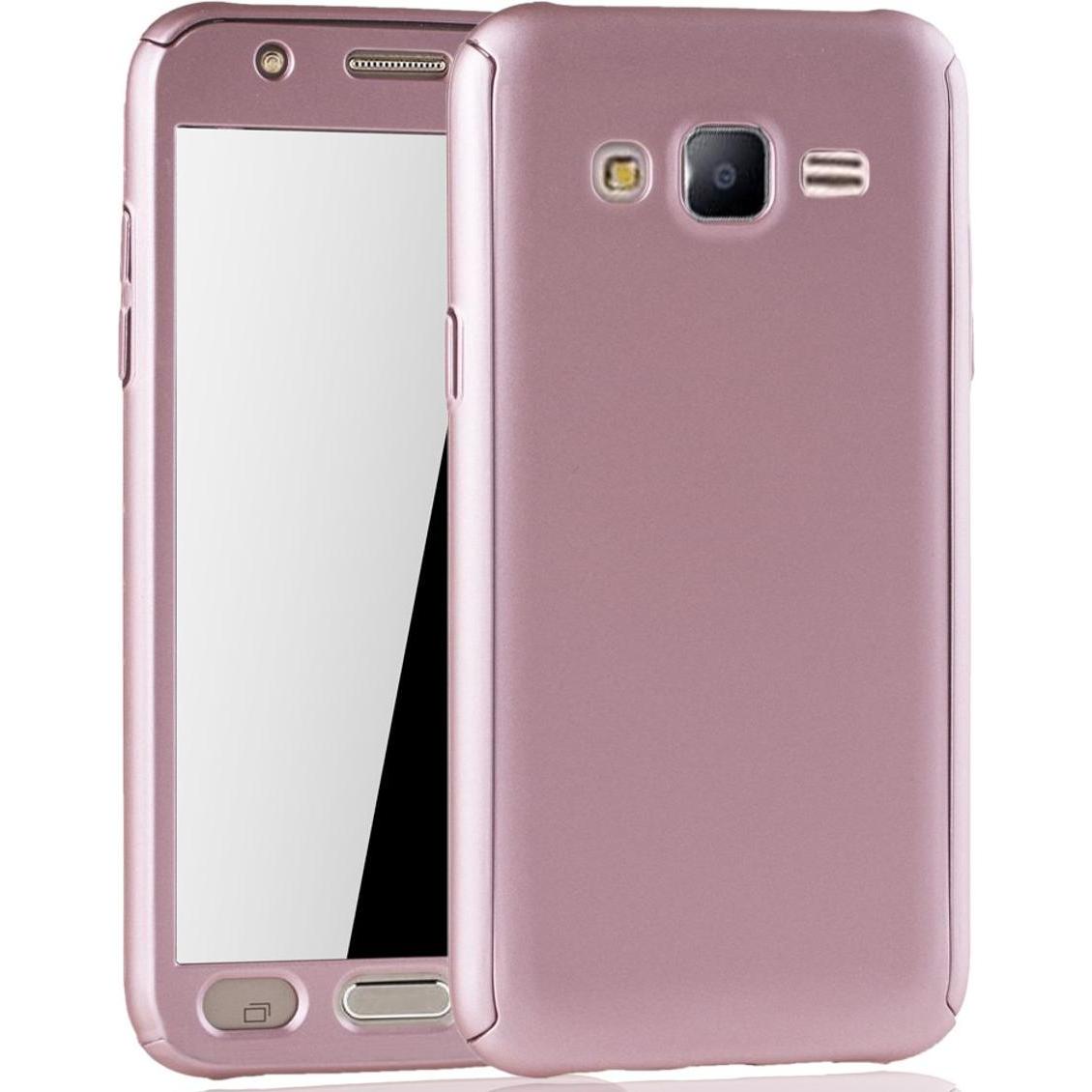 Thumbnail - König Design Schutz Handy Hülle für Samsung Galaxy J5 Full Case Cover Displayschutz 360 Rosa (Samsung Galaxy J5), Smartp...