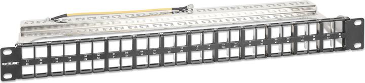 Produktbild Intellinet 48-Port Patchpanel, geschirmt und unbestückt, 1 HE