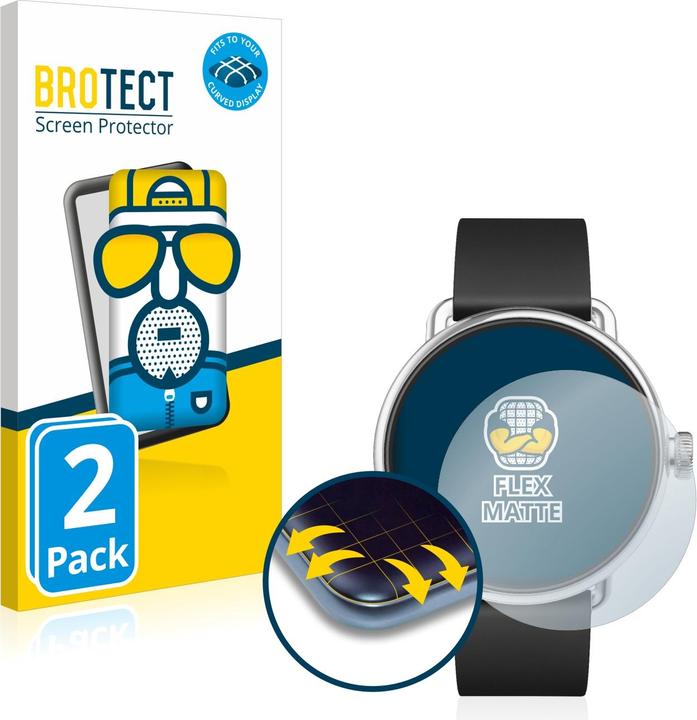Produktbild BROTECT Full-Cover Displayschutz Matt (Scanwatch 38mm)