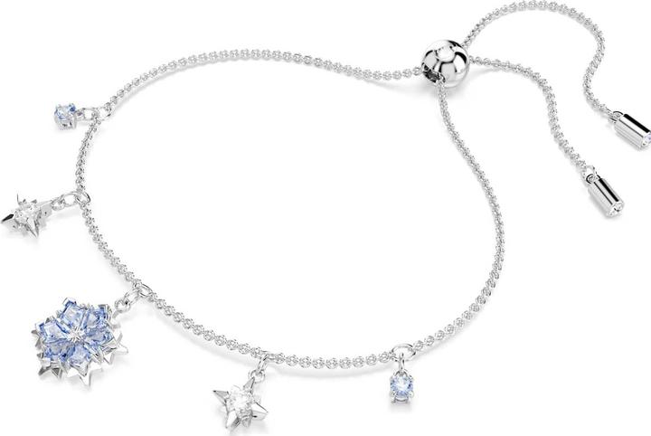 Produktbild Swarovski Magic Armband Schneeflocke Blau Rhodiniert (24 cm, Swarovski Metall)