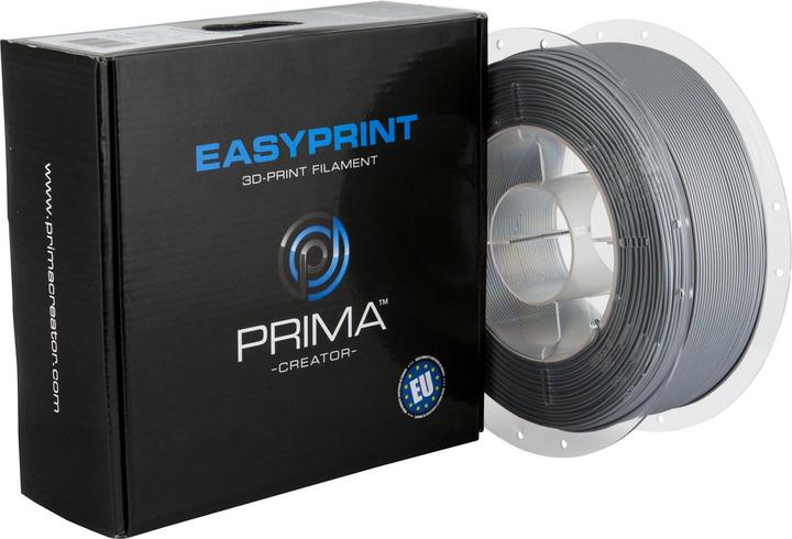 Produktbild Prima Creator EasyPrint PLA - 1.75mm - 1 kg - Silver (PLA, 1.75 mm, 1000 g, Silber)