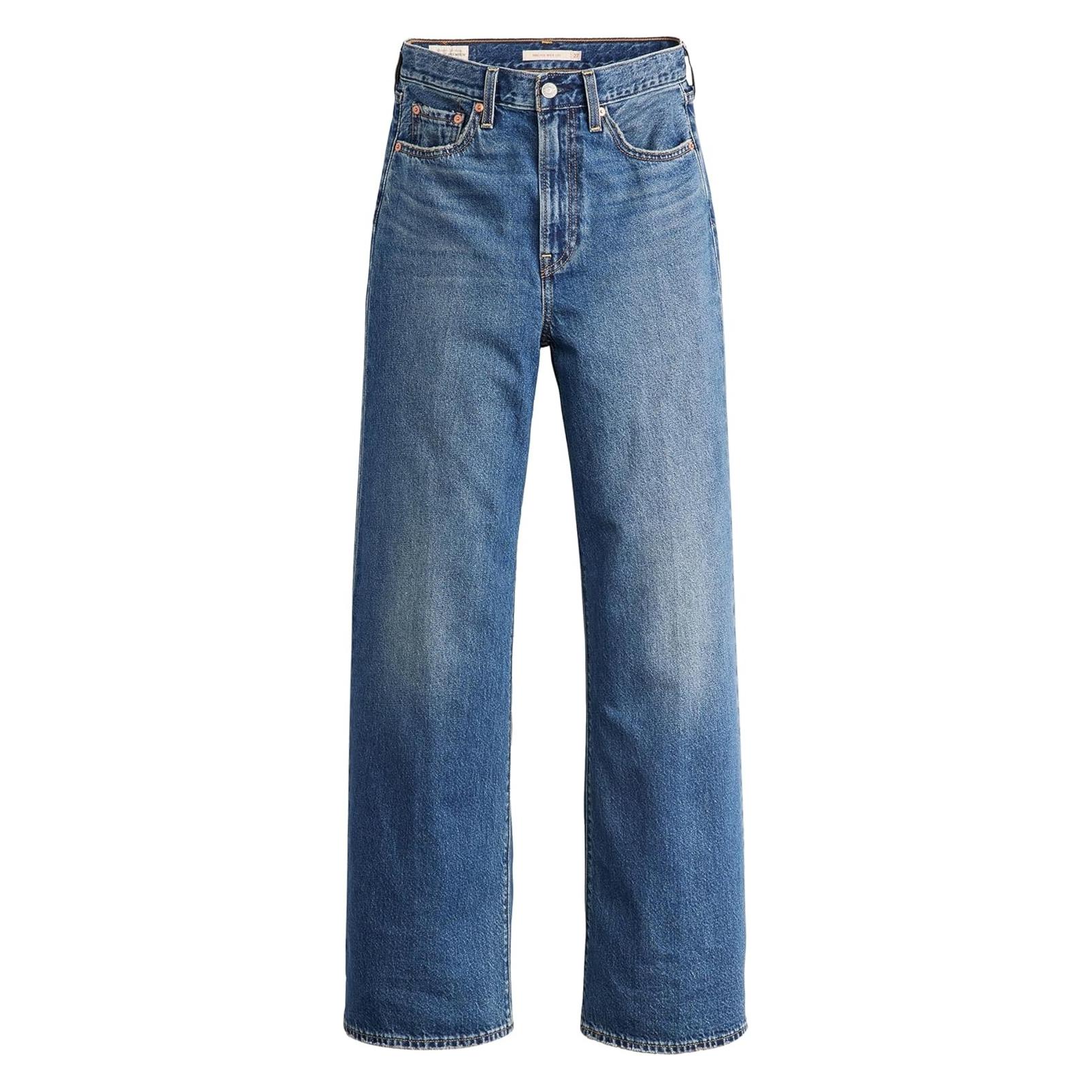 Levis, Vrouwen, Jeans, Ribcage, Blauw, (W29/L30)