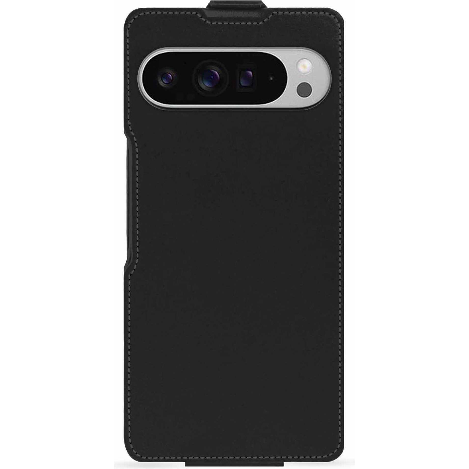 Thumbnail - Noreve Lederschutzhülle vertikal (Google Pixel 9 Pro XL), Smartphone Hülle, Beige