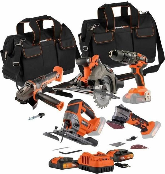 Powerplus Werkzeugkasten (5 Stück)