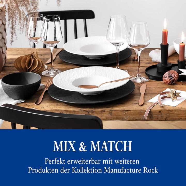 Produktbild Villeroy & Boch Starter Set 6tlg. EC Manufacture Rock blanc (6 Stk.)
