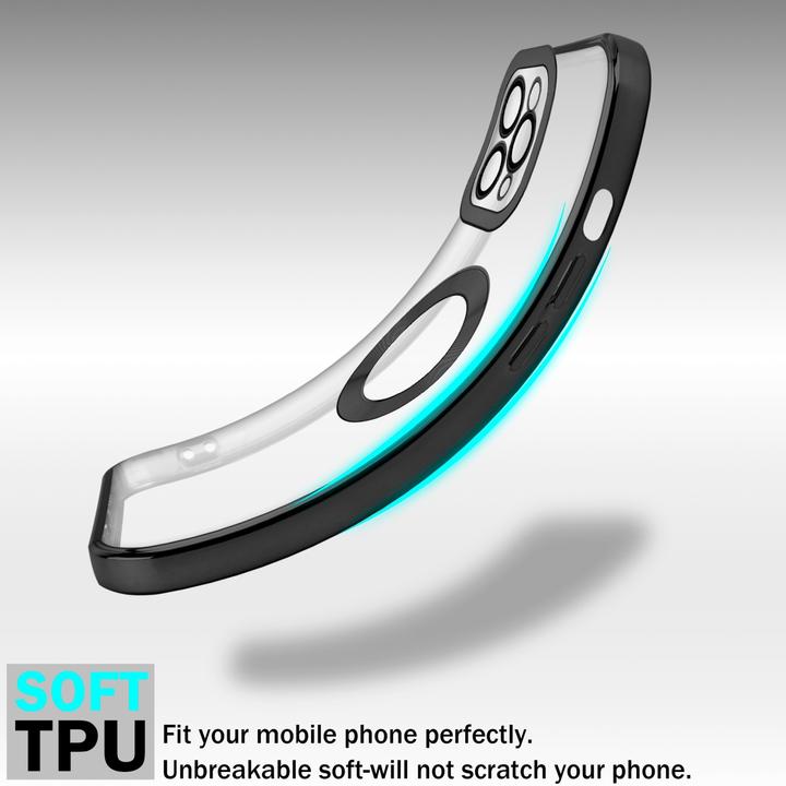 Actual product image Cadorabo TPU Chrome case with camera protection for Apple iPhone 11 PRO MAX (Apple iPhone 11 Pro Max)