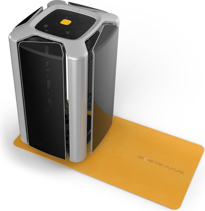 Produktbild Geometric Future M2 THE ARK Gehäuse, TG - grau (Mini-ITX, Mini-ATX)