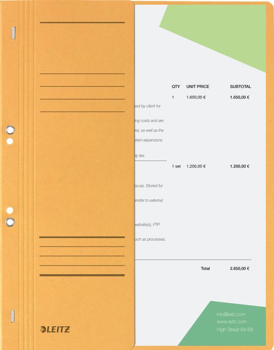 Actual product image Leitz Folder 1/2 cover (A4, 1x)