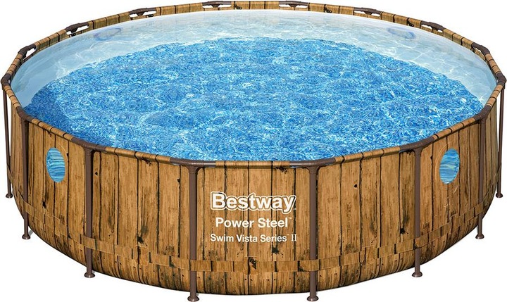Produktbild Bestway Power Steel Frame Swim Vista (Ø 488 x 122 cm)