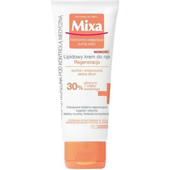 Mixa, Crema mani, Crema mani lipidica rigenerante per pelli secche 100ml (100 ml)