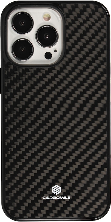 Actual product image Carbomile Cover Carbon Fiber (Compatible with MagSafe) (Apple iPhone 14 Pro Max)
