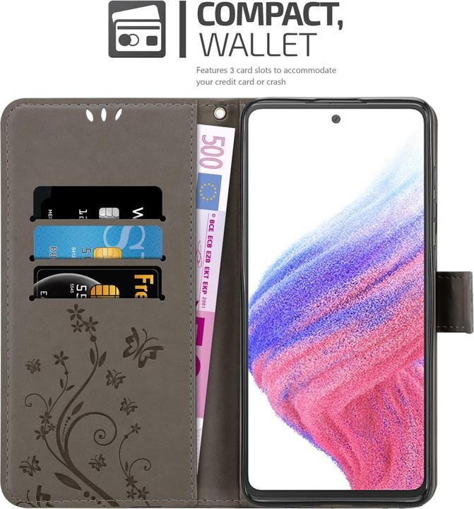 Immagine prodotto Cadorabo Custodia a libro a fiori per Samsung Galaxy A53 5G (Samsung Galaxy A53 5G)