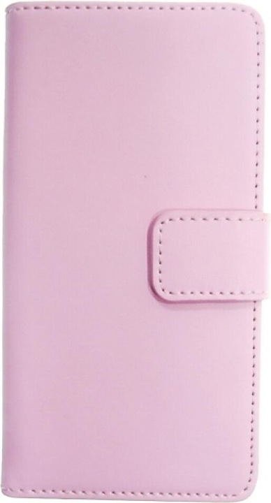 Produktbild OEM Slim Leder Book Case für Huawei P7 - rosa 4250710554003 (Huawei Ascend P7)